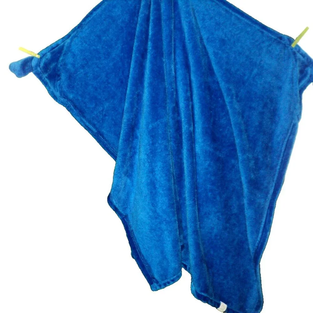 Northpoint Kids Bath or Beach Towel Shark Hooded Boy's Royal Blue Soft